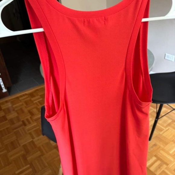 LEITH- CORAL SHIFT DRESS (EXTRA SMALL) - Picture 3 of 3